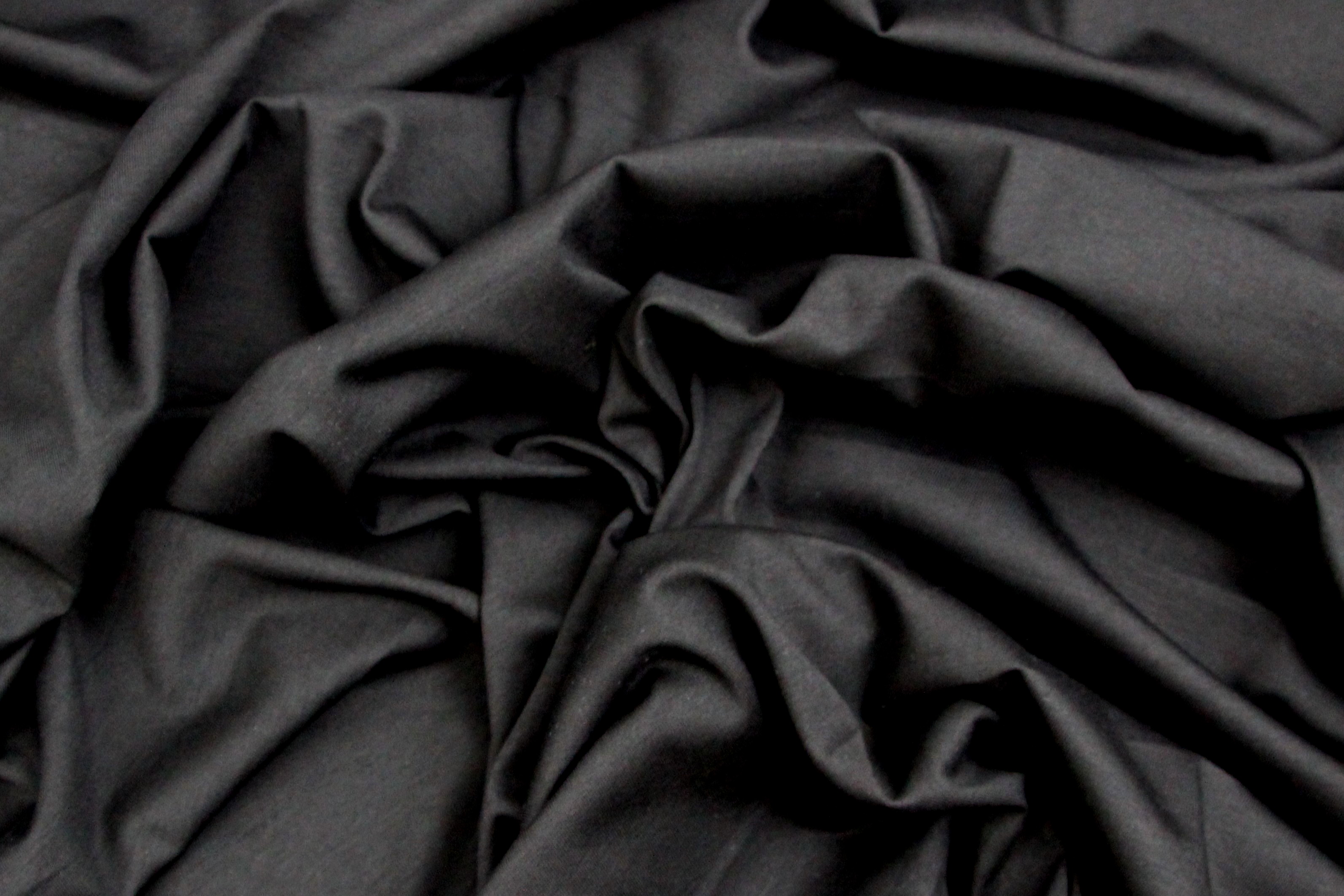 Black 100 Cotton TShirt Knit Backstreet Bargains